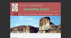 Desktop Screenshot of bettersolutionscounseling.com