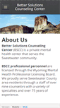 Mobile Screenshot of bettersolutionscounseling.com
