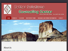 Tablet Screenshot of bettersolutionscounseling.com